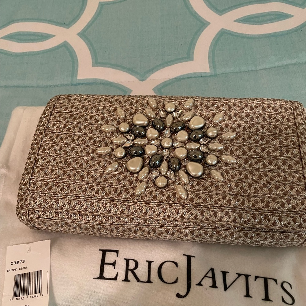 Eric Javits Clutch / Strap Jewel Bag